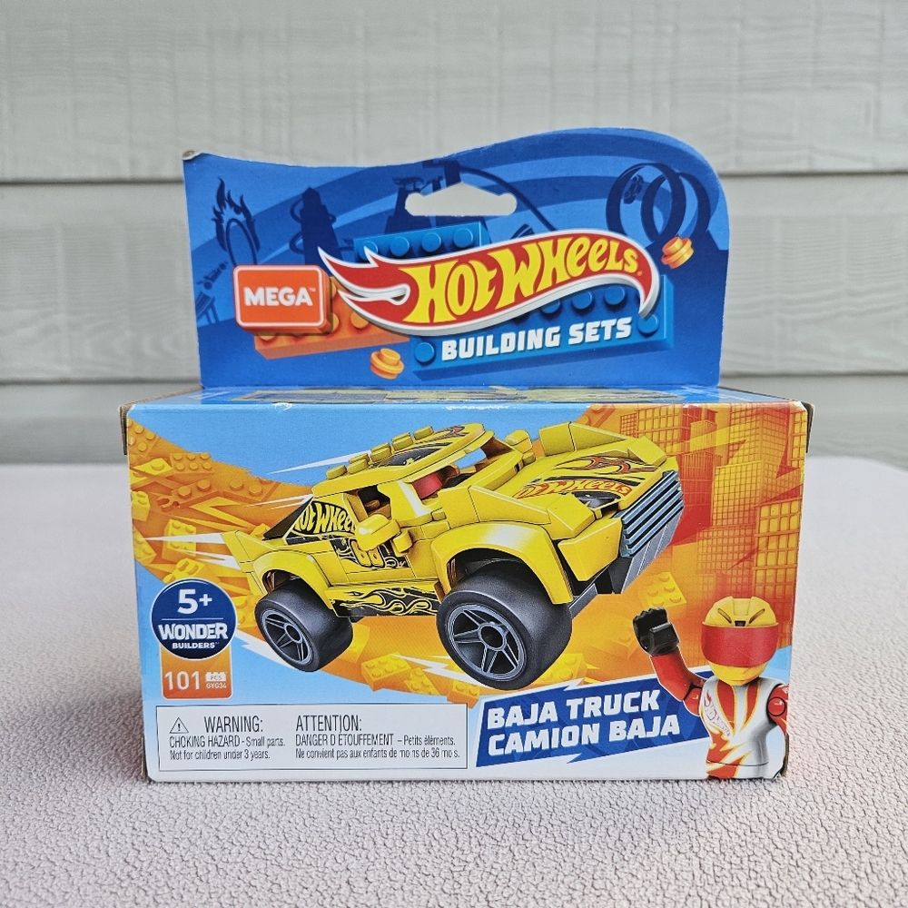 MEGA Hot Wheel Building Sets Baja Truck 101 Pieces